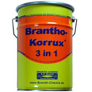 Brantho Korrux 3 in 1 5 Liter graphitschwarz RAL 9011