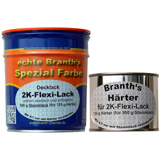 BRANTHs 2K-Flexi-Lack 500 g Stammlack & 125 g Hrter Klarlack