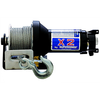 Seilwinde Gleichstrommotor Typ X2 Seil & Haken 24 V