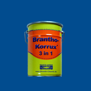 Brantho Korrux 3 in 1 5 Liter verkehrsblau RAL 5017