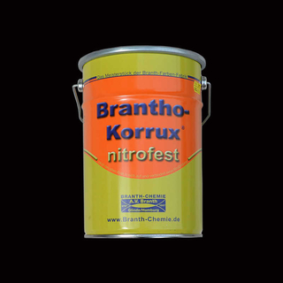 Brantho Korrux nitrofest 5 Liter Gebinde tiefschwarz RAL 9005