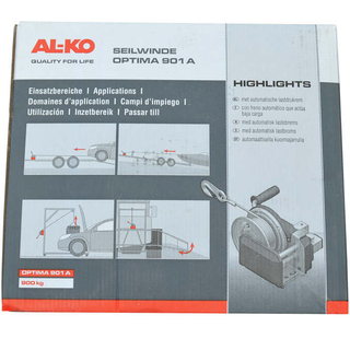 AL-KO Kober 901 A OPTIMA Seilwinde Abrollautomatik & Lastdruckbremse